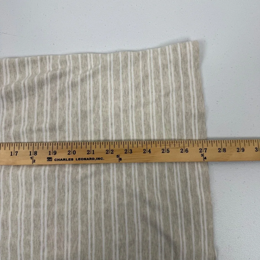 Banana Republic Luxury Touch Performance Polo Shirt Mens XL Tall Tan Striped‎